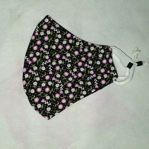 Mini Daisy Floral Facemask